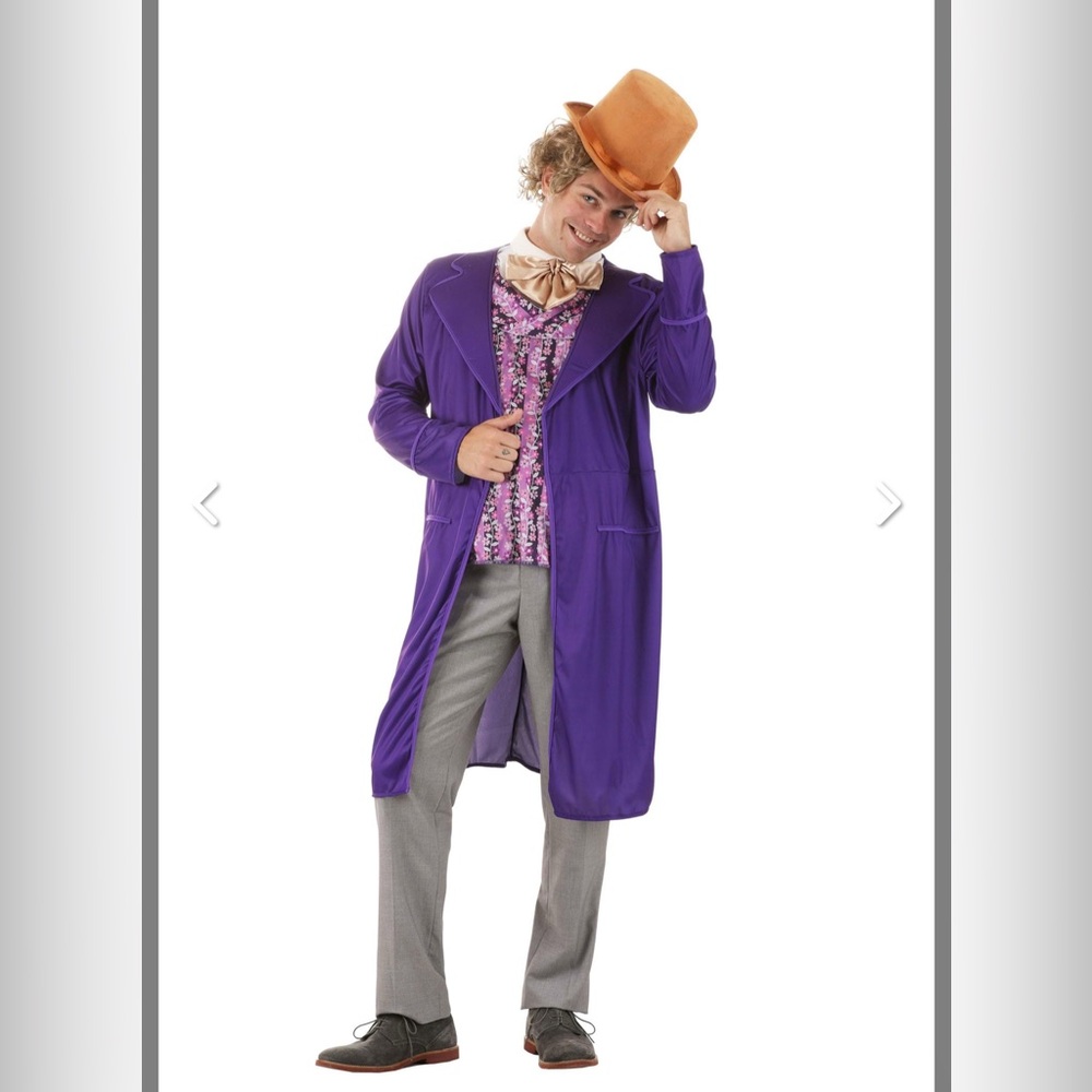 Men's Purple Long Coat
